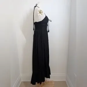 aerie | Dresses | Aerie Black Backless Maxi Dress | Poshmark